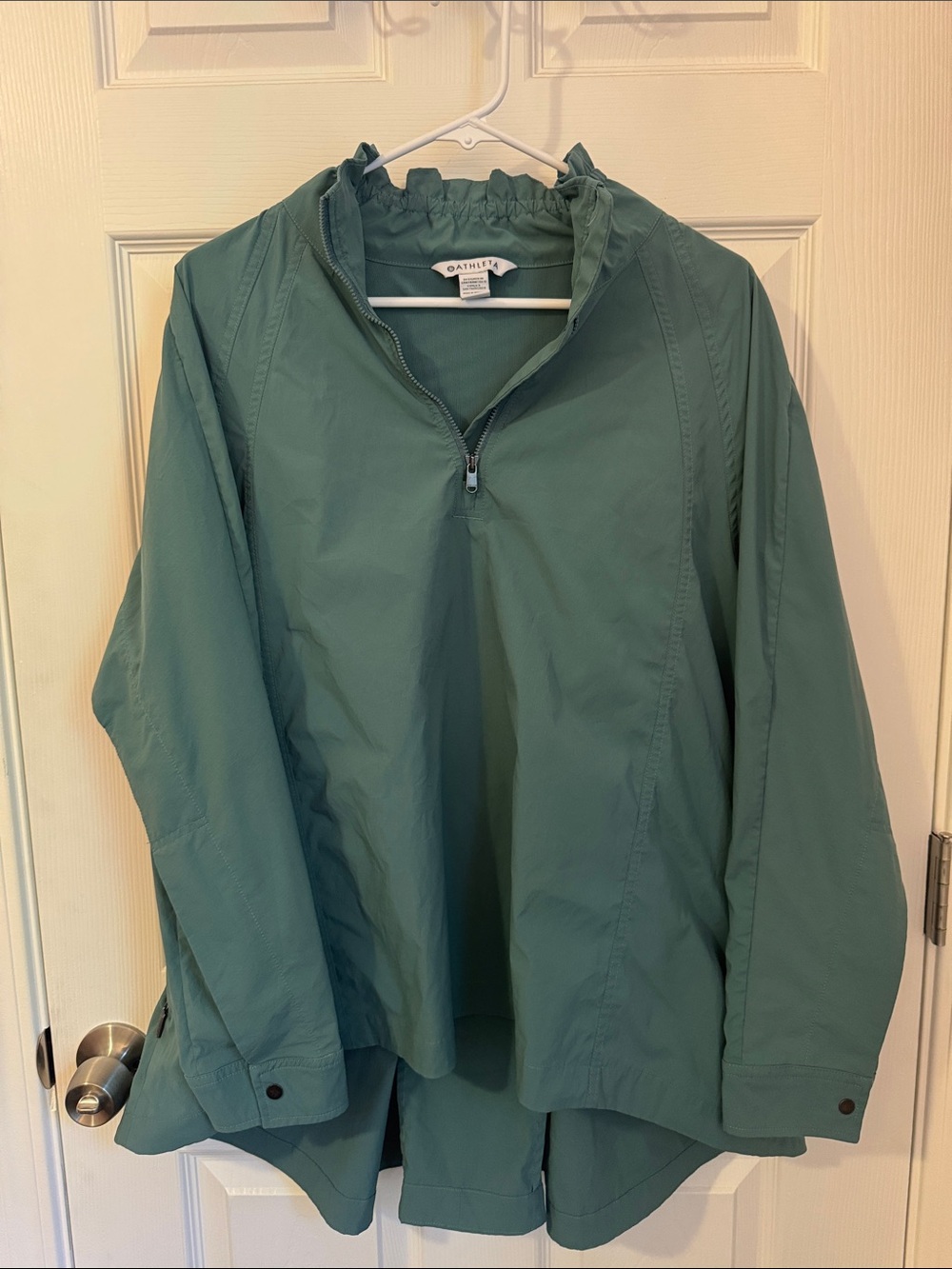 Athleta Forest Green Pullover Anorak